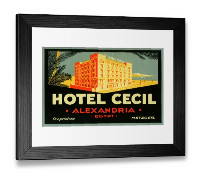 Framed Print : Hotel Cecil Framed Print : Hotel Cecil