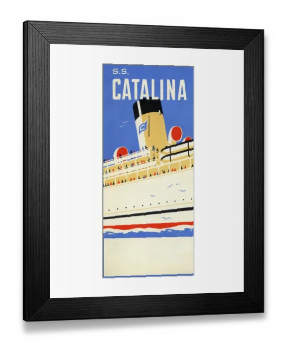 Framed Print : S.S. Catalina Framed Print : S.S. Catalina