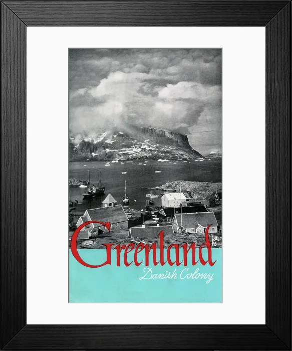 Framed Print : Greenland, Danish Colony Framed Print : Greenland, Danish Colony