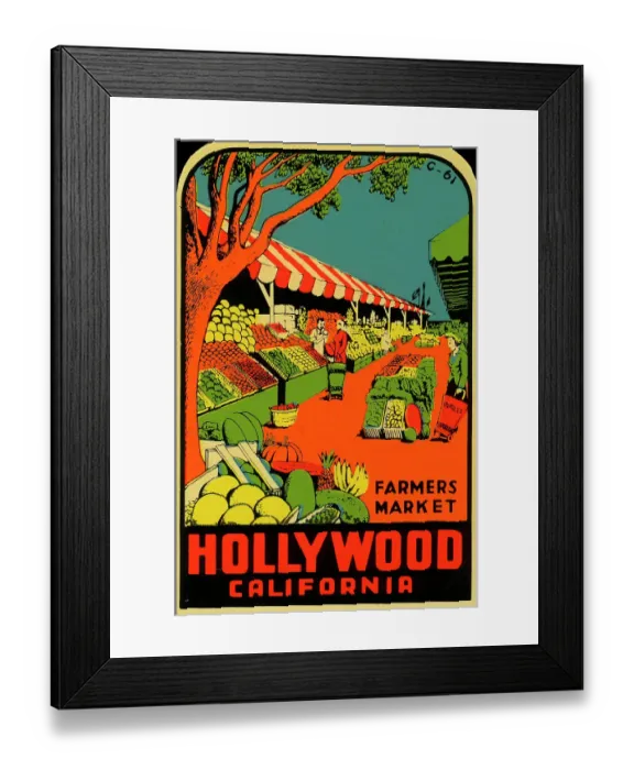 Framed Print : Farmer's Market Framed Print : Farmer's Market