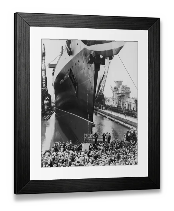 Framed Print : United States Launched