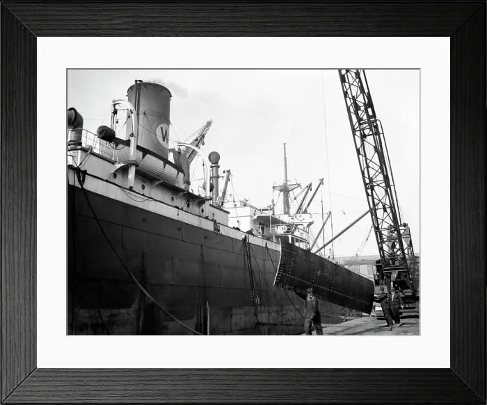 Framed Print : Shipbuilding