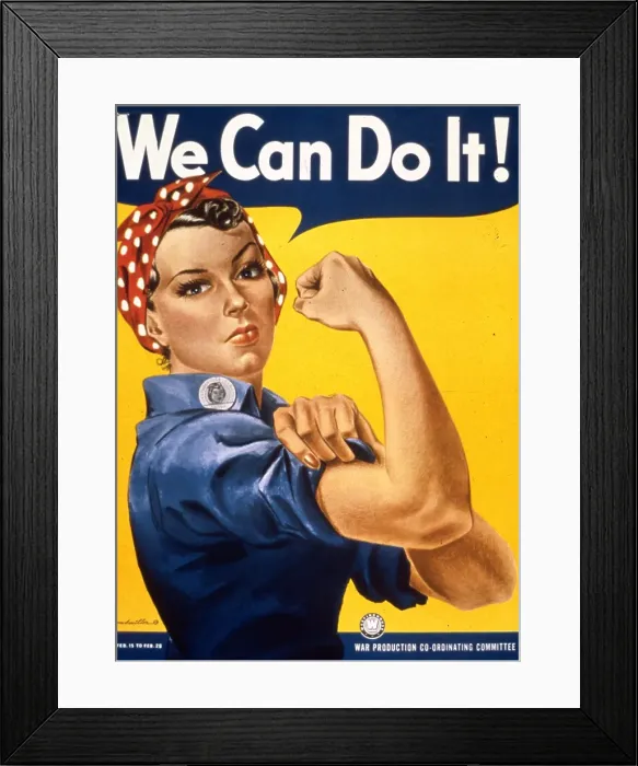 Framed Print : We Can Do It! Framed Print : We Can Do It!