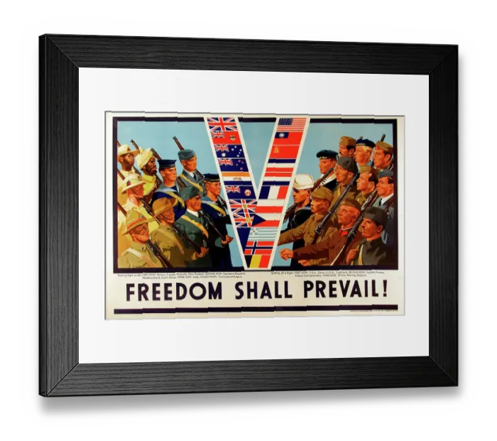 Framed Print : Freedom Shall Prevail! Framed Print : Freedom Shall Prevail!
