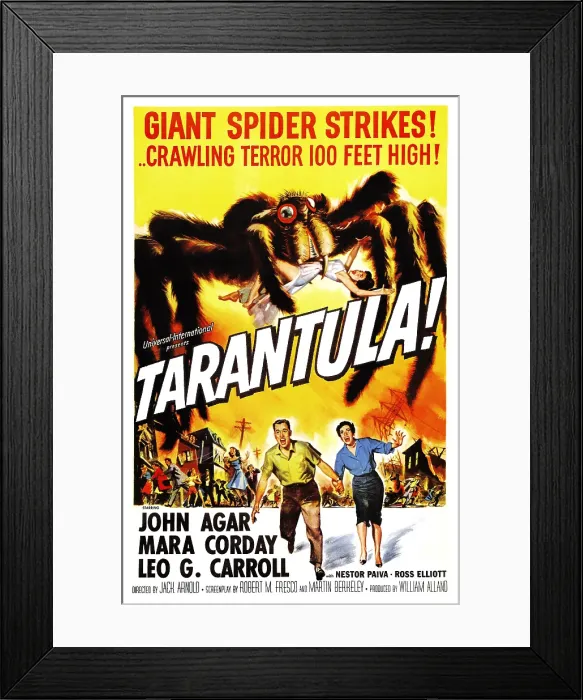 Framed Print : Tarantula. Movie poster to the film Tarantula Framed Print : Tarantula. Movie poster to the film Tarantula