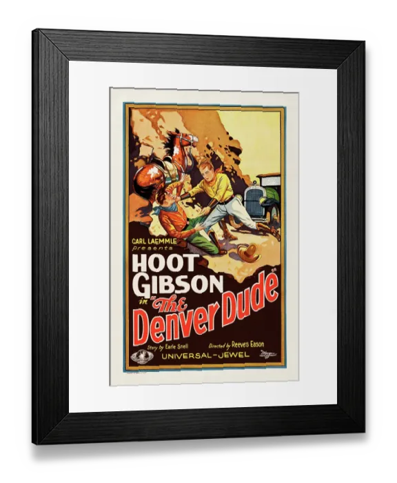 Framed Print : The Denver Dude Framed Print : The Denver Dude