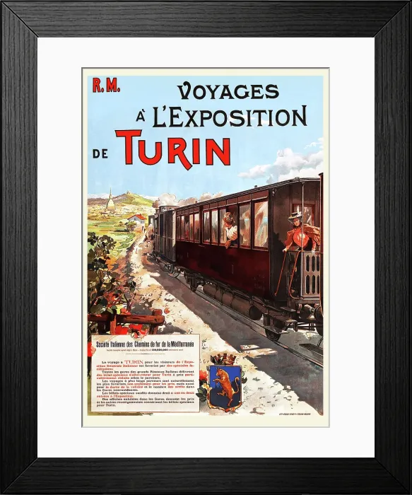 Framed Print : Voyage A L'Exposition De Turin Framed Print : Voyage A L'Exposition De Turin