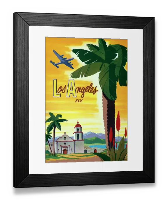 Framed Print : Los Angeles - Fly! Framed Print : Los Angeles - Fly!