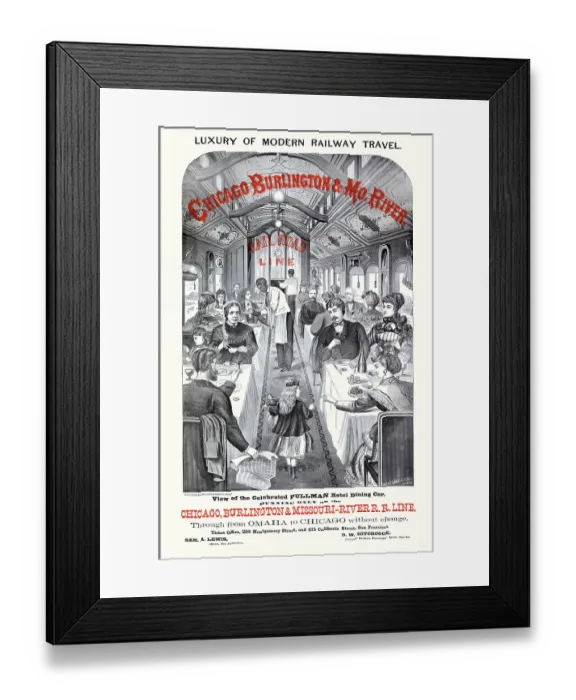 Framed Print : Luxury of modern railway travel Framed Print : Luxury of modern railway travel