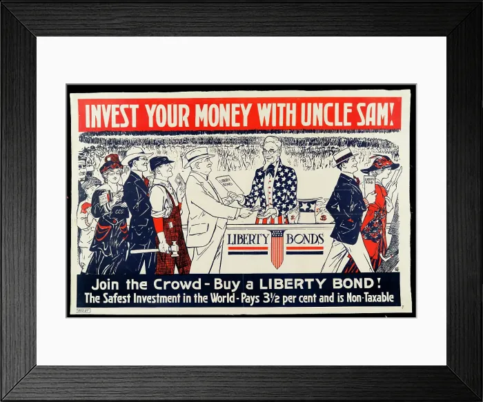 Framed Print : Invest Your Money With Uncle Sam! Framed Print : Invest Your Money With Uncle Sam!
