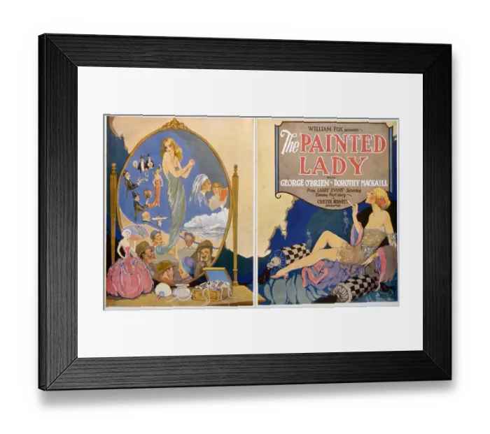 Framed Print : Painted Lady Movie Poster Framed Print : Painted Lady Movie Poster