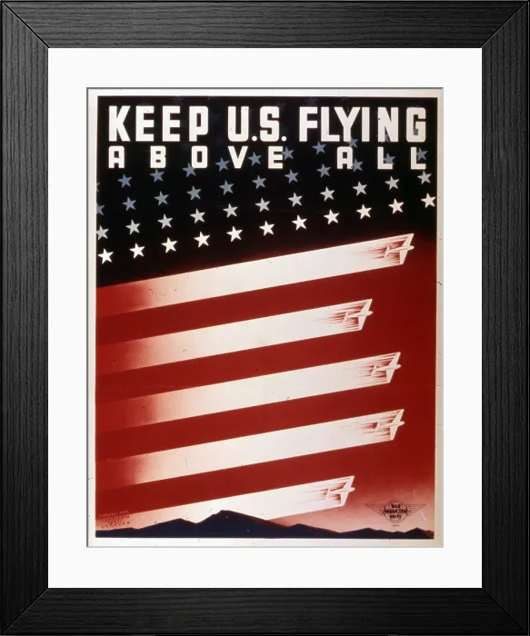 Framed Print : Keep U.S. Flying Above All Framed Print : Keep U.S. Flying Above All