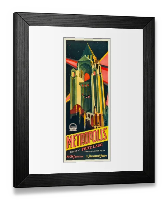Framed Print : Poster For Metropolis