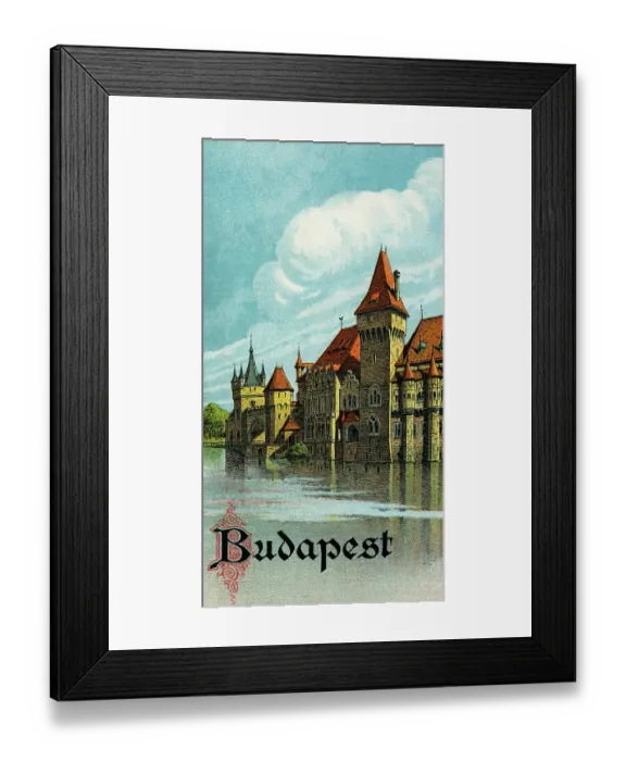 Framed Print : Budapest. HUNGARY - 1922: A tourism poster for Budapest from 1922 in Hungary Framed Print : Budapest. HUNGARY - 1922: A tourism poster for Budapest from 1922 in Hungary