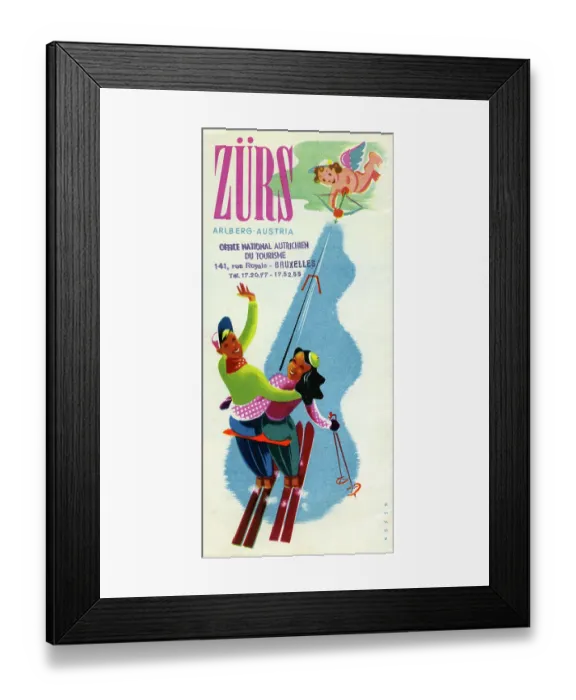 Framed Print : Zurs, Arlberg, Austria Framed Print : Zurs, Arlberg, Austria