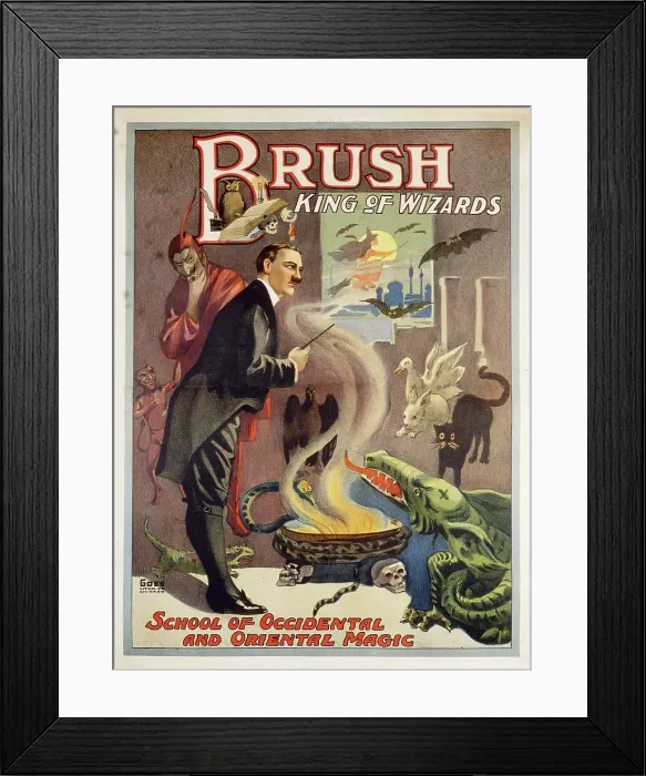 Framed Print : Brush, The King Of Wizards Framed Print : Brush, The King Of Wizards
