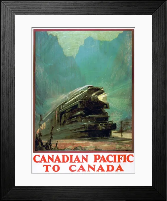 Framed Print : CPR To Canada Framed Print : CPR To Canada