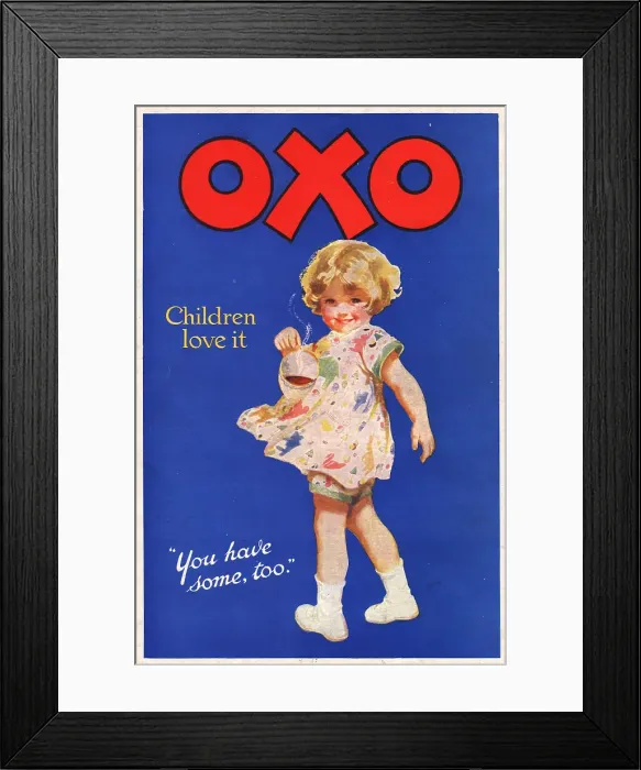 Framed Print : Cute Blond Girl Likes Oxo Framed Print : Cute Blond Girl Likes Oxo
