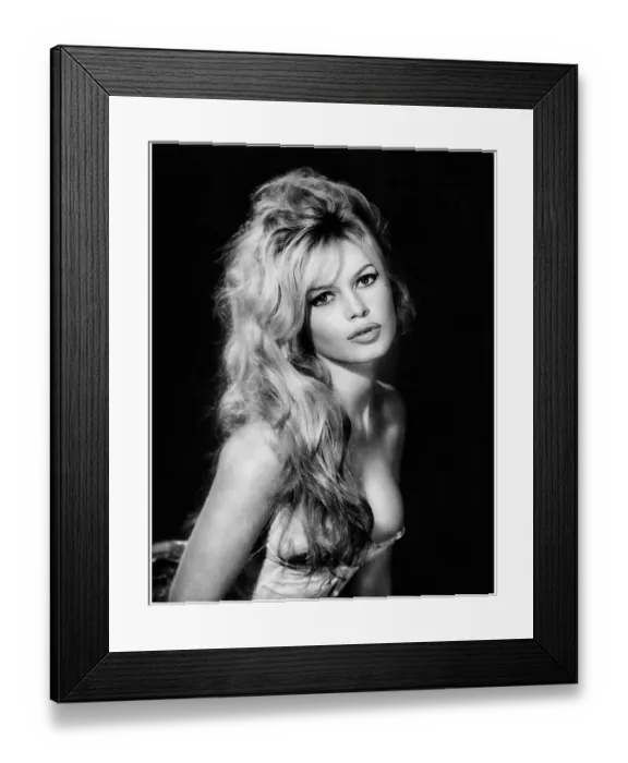 Framed Print : Portrait Of Brigitte Bardot Framed Print : Portrait Of Brigitte Bardot