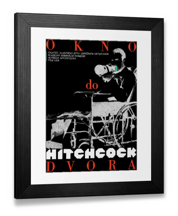 Framed Print : Poster For Rear Window
