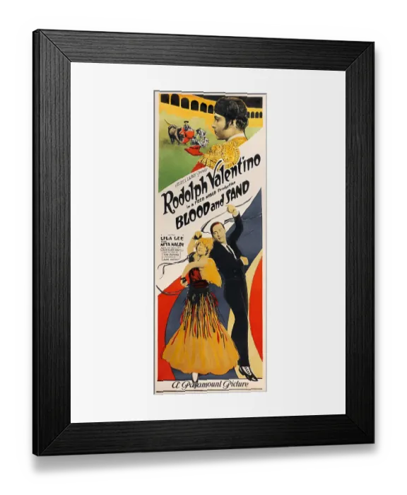 Framed Print : Poster For Blood and Sand
