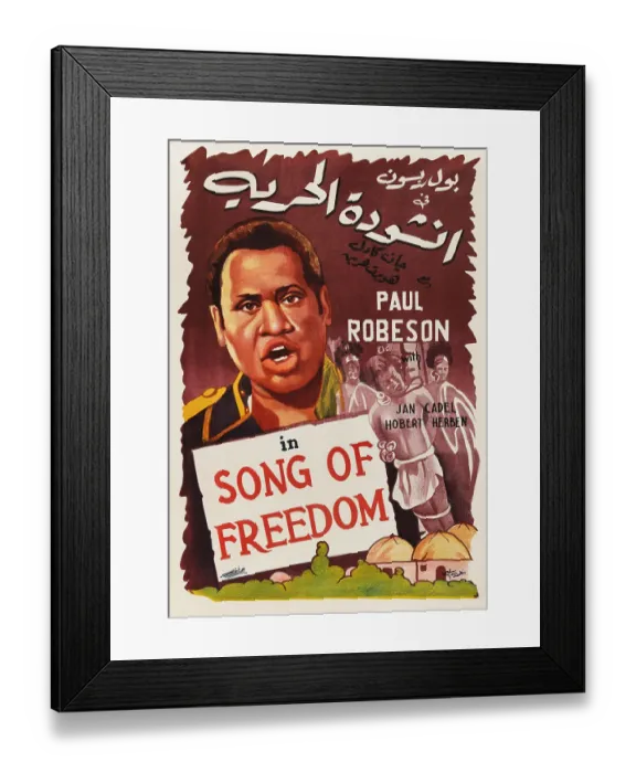 Framed Print : Poster For Song Of Freedom Framed Print : Poster For Song Of Freedom