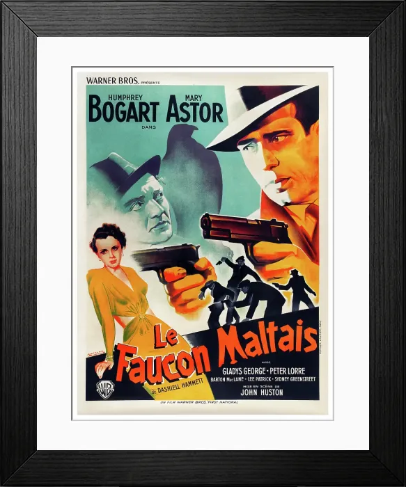 Framed Print : Poster For Maltese Falcon Framed Print : Poster For Maltese Falcon