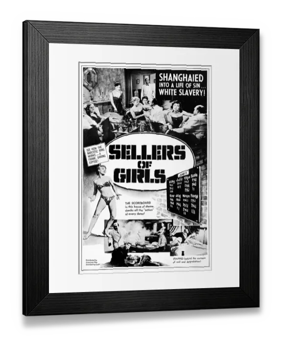 Framed Print : One Sheet For Sellers of Girls