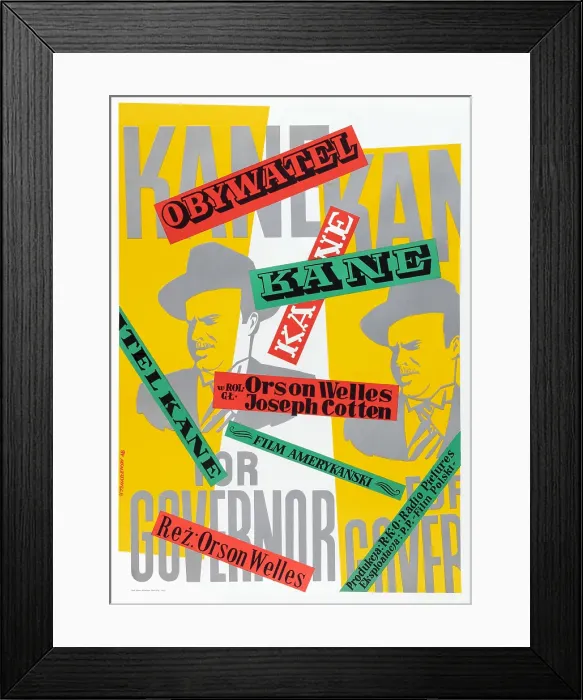 Framed Print : Poster For Citizen Kane Framed Print : Poster For Citizen Kane