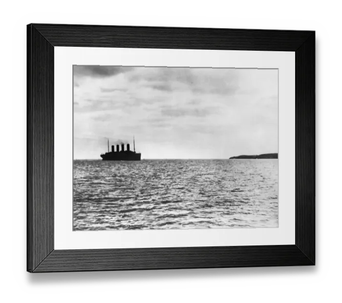 Framed Print : The Titanic Setting Off Framed Print : The Titanic Setting Off
