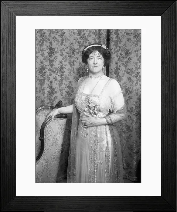 Framed Print : Lady Duff-Gordon in Formal Wear Framed Print : Lady Duff-Gordon in Formal Wear