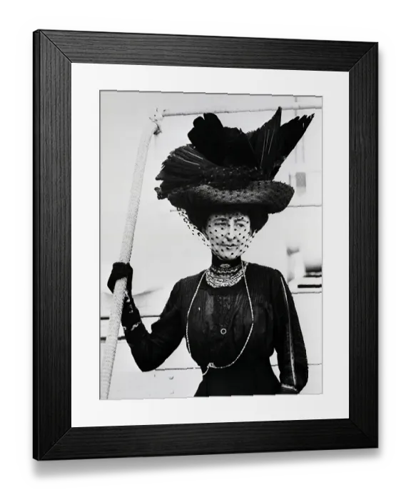Framed Print : Mrs. J. Bruce Ismay