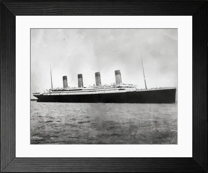 Framed Print : Titanic out at sea Framed Print : Titanic out at sea