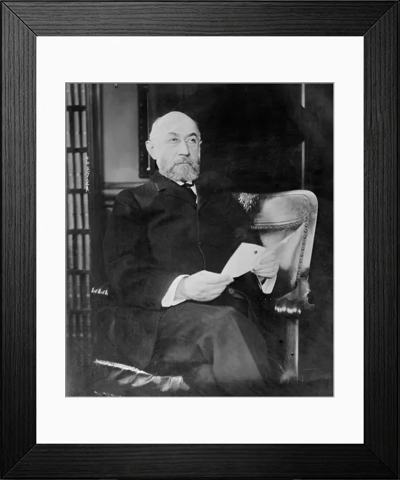 Framed Print : Isidore Straus Shown Seated Alone Framed Print : Isidore Straus Shown Seated Alone