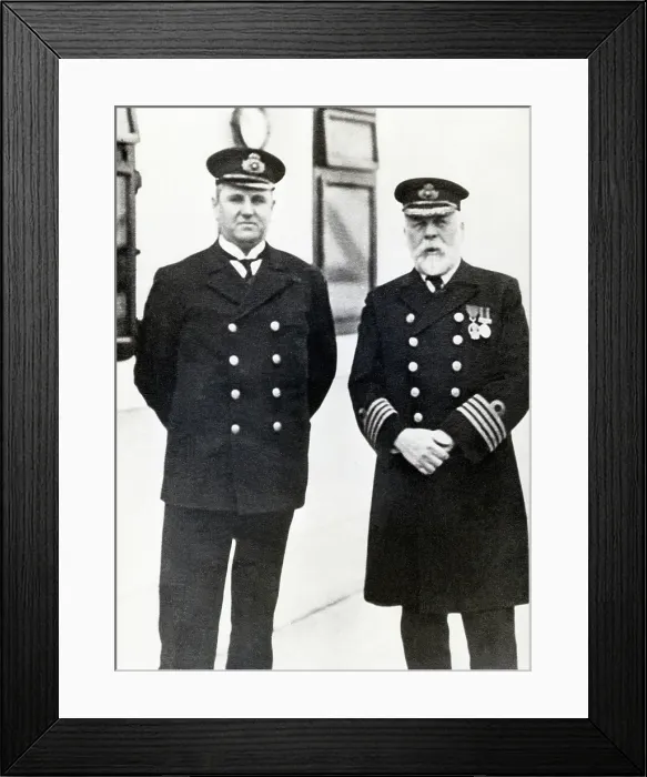Framed Print : Purser McElroy and Captain Smith on the Titanic Framed Print : Purser McElroy and Captain Smith on the Titanic