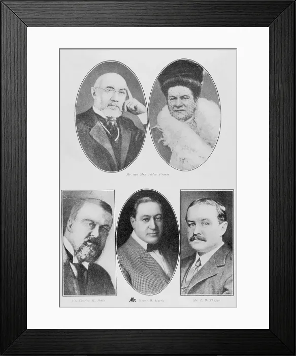Framed Print : Victims of Titanic on Memorial Cover Framed Print : Victims of Titanic on Memorial Cover