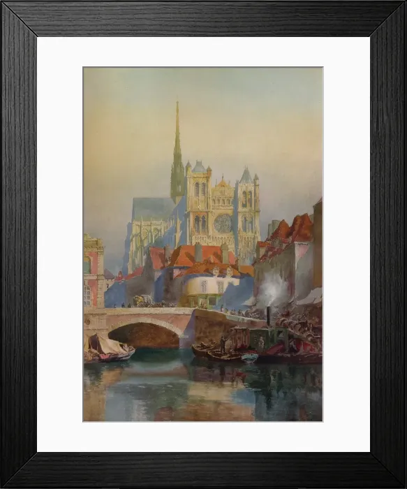 Framed Print : Amiens Cathedral, c1903, (1938)