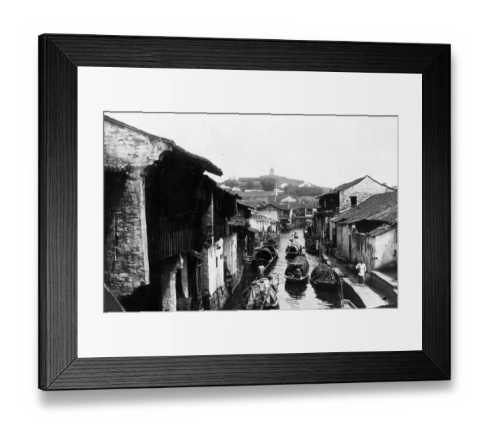 Framed Print : WATER WAY IN CHINA Framed Print : WATER WAY IN CHINA
