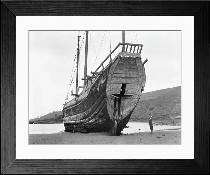 Framed Print : NINGPO PIRATE JUNK Framed Print : NINGPO PIRATE JUNK