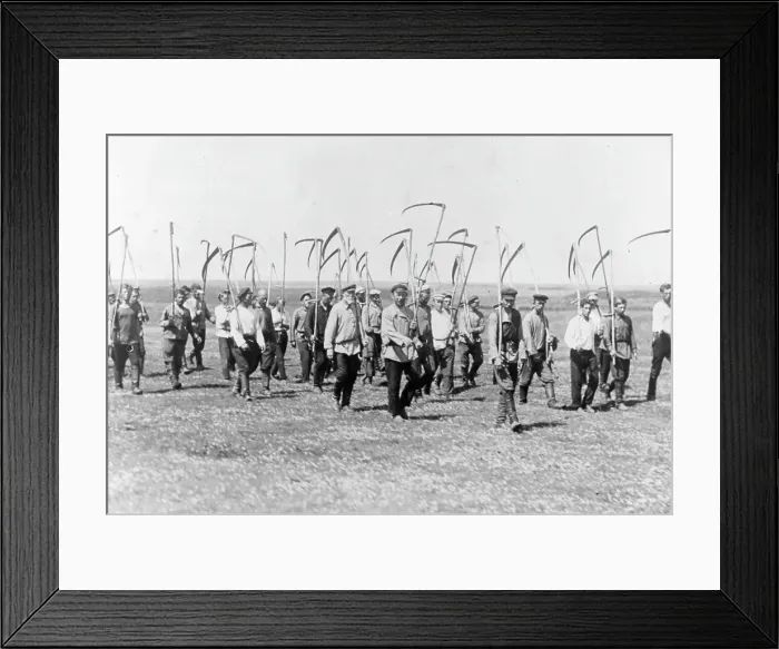 Framed Print : COLLECTIVE FARM WORKERS Framed Print : COLLECTIVE FARM WORKERS