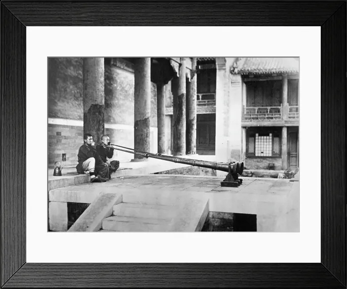 Framed Print : TIBETAN HORNS Framed Print : TIBETAN HORNS