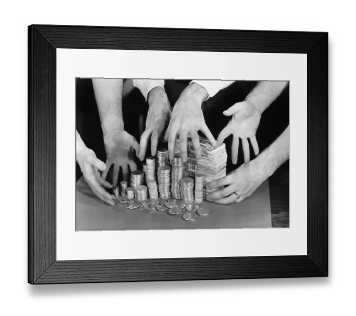 Framed Print : Money Money Money Framed Print : Money Money Money