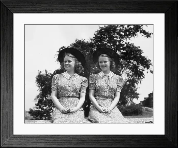 Framed Print : Matching Dresses Framed Print : Matching Dresses