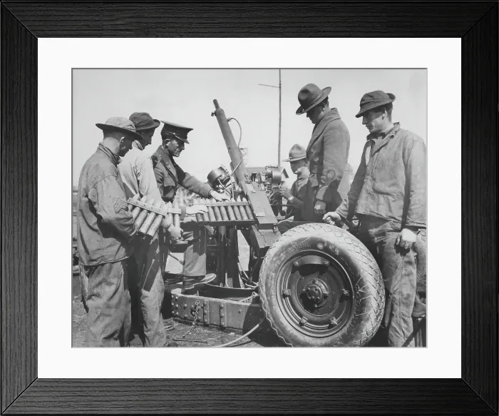 Framed Print : Officers Inspecting Framed Print : Officers Inspecting