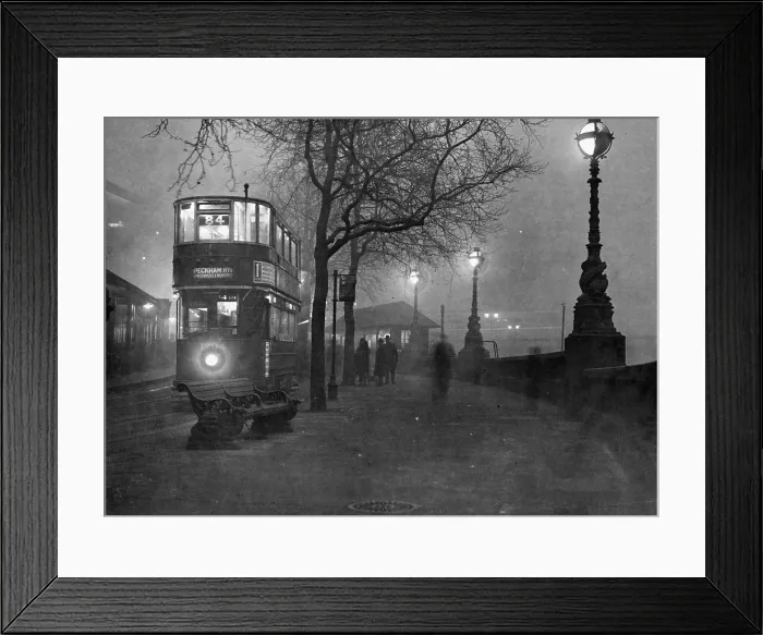 Framed Print : DOUBLE DECKER TROLLEY Framed Print : DOUBLE DECKER TROLLEY