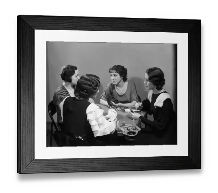 Framed Print : Bridge Club Framed Print : Bridge Club