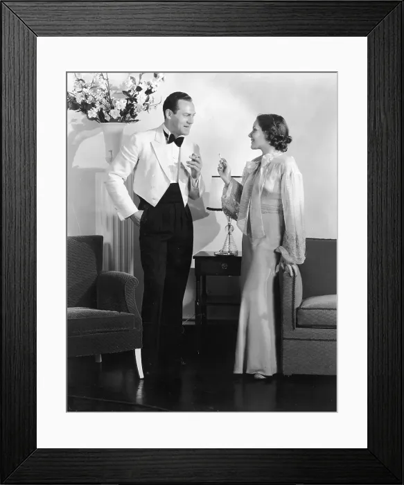 Framed Print : Well Dressed Pair Framed Print : Well Dressed Pair