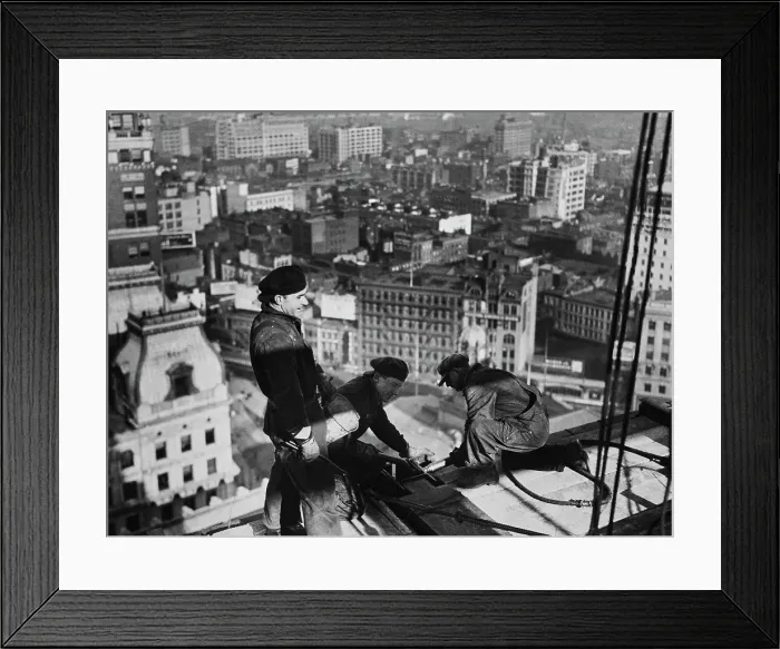 Framed Print : Construction U.S.A