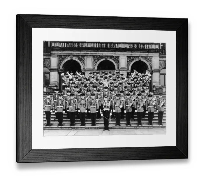 Framed Print : Marine Band Framed Print : Marine Band