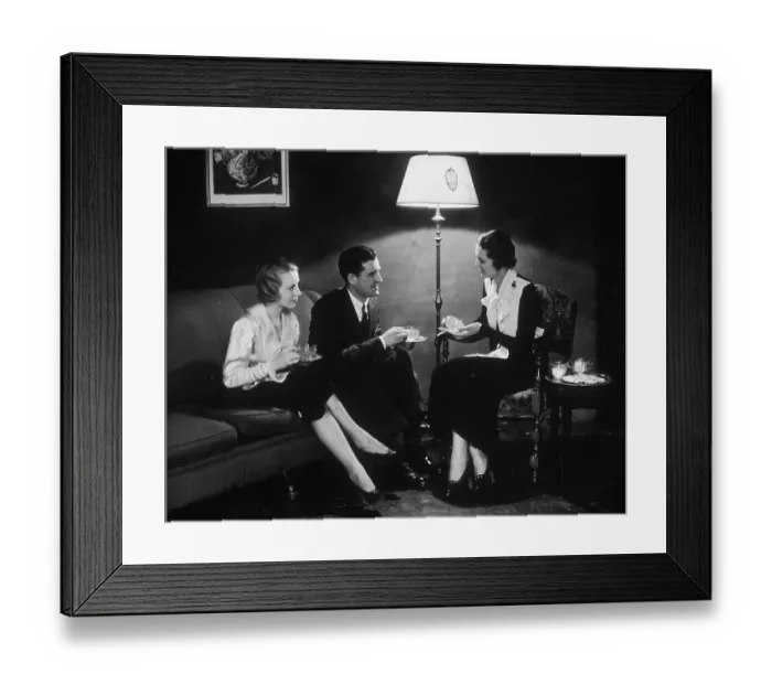 Framed Print : Tea For Three Framed Print : Tea For Three